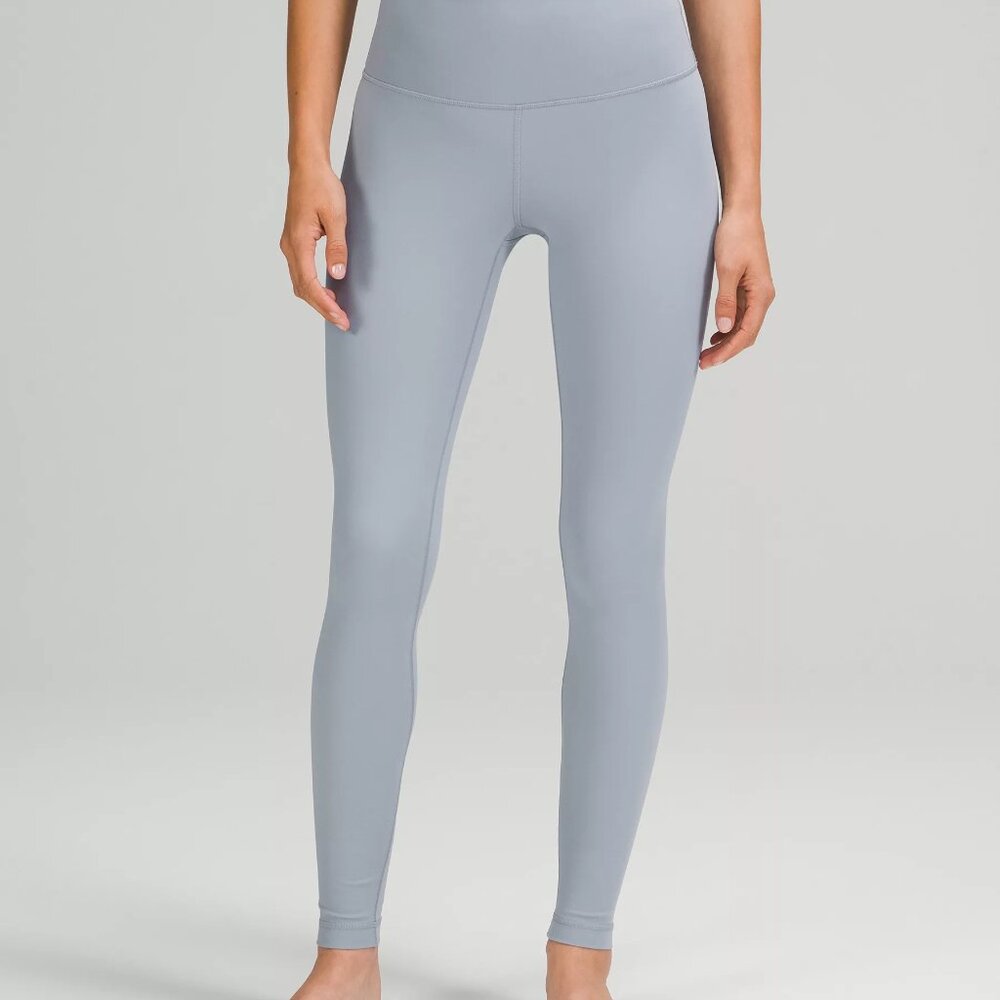 NEW Lululemon Wunder Under 28” HR Tight Leggings Chambray Blue Size 4